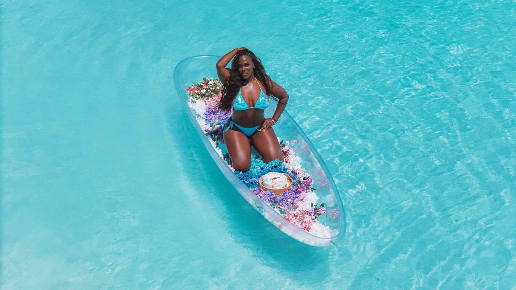 Birthday clear kayak